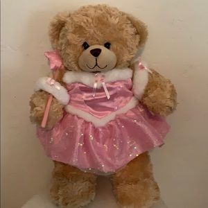 Refurbished Build a Bear pink princess.
